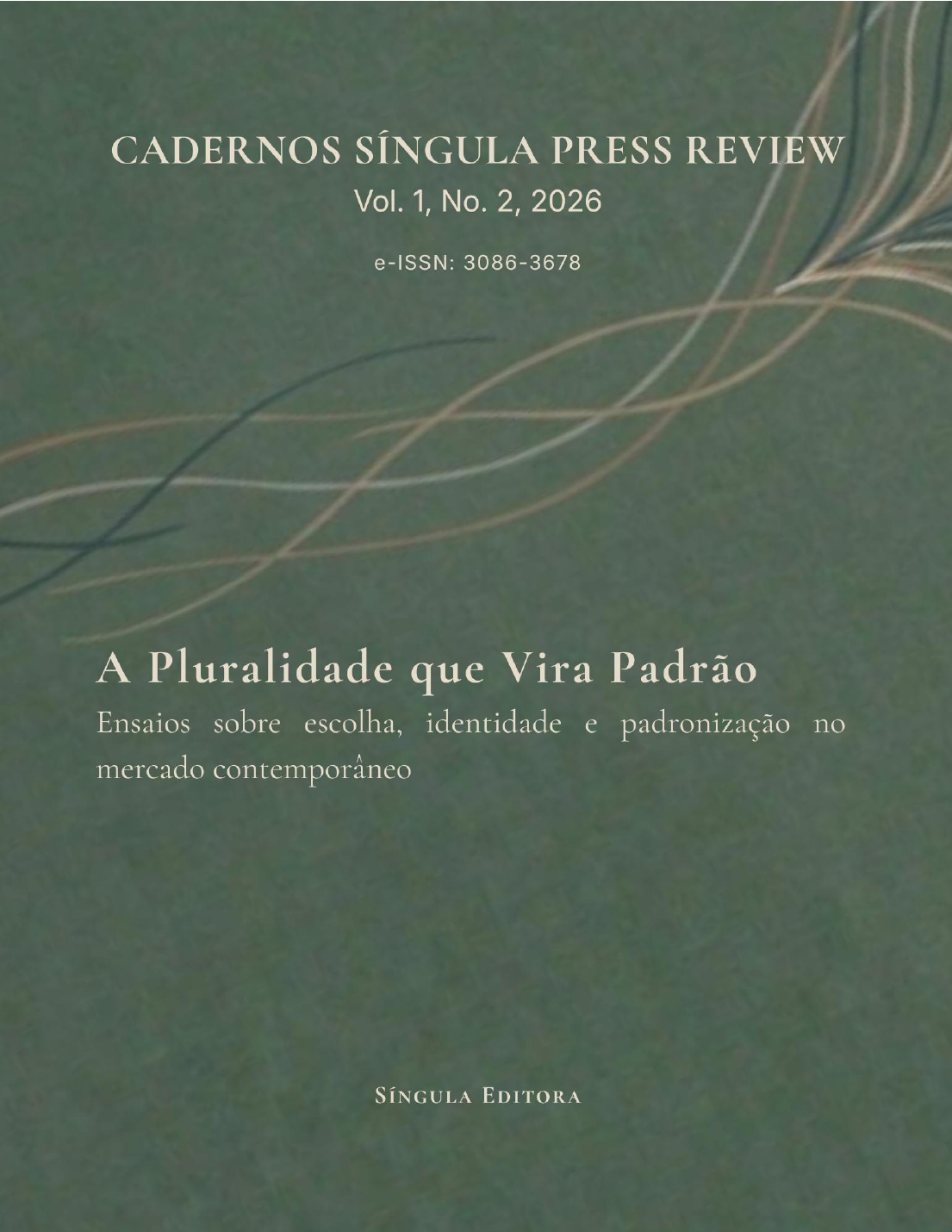 Capa do caderno A Pluralidade que Vira Padrão
